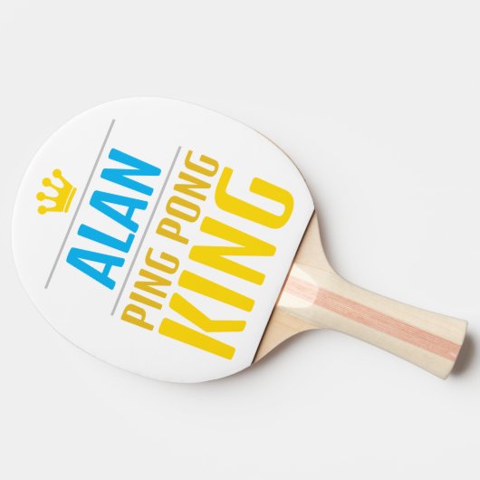 Alan Tafeltennisbatje (Zijkant)