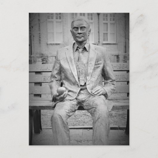 Alan Turing, OBE. De vader van modern computergebr Briefkaart (Voorkant)