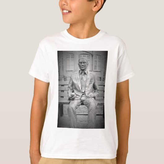 Alan Turing, OBE. De vader van modern computergebr T-shirt (Voorkant)