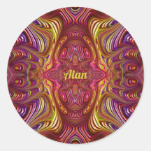 ALAN ~ Veelkleurige Fractal Design ~