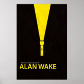 Alan Wake Minimal Poster (Voorkant)