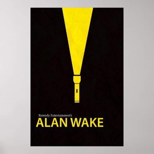 Alan Wake Minimal Poster (Voorkant)