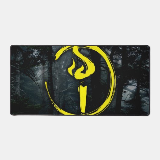 Alan Wake Torch Logo Desk Mat (Voorkant)