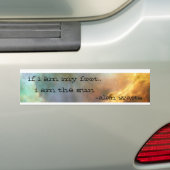 alan watt bumpersticker (Op auto)