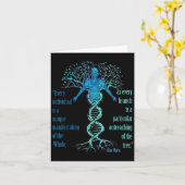 Alan Watts citeert de boom van het leven Kaart (Gele Bloem)