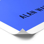 Alan Watts - De zin van het leven Poster (Hoek)