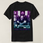Alan Watts Gradient Photo Trust the Universe T-shirt (Design voorkant)