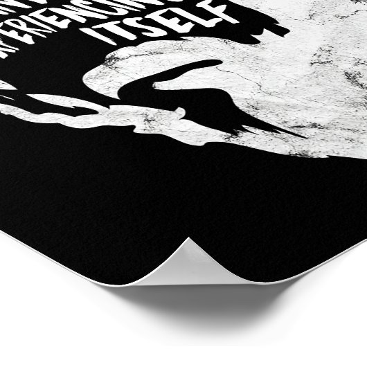 Alan Watts jij bent de alleenspreker. Poster (Hoek)