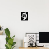 Alan Watts jij bent de alleenspreker. Poster (Thuiskantoor)