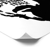 Alan Watts jij bent de alleenspreker. Poster (Hoek)