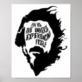 Alan Watts jij bent de alleenspreker. Poster (Voorkant)