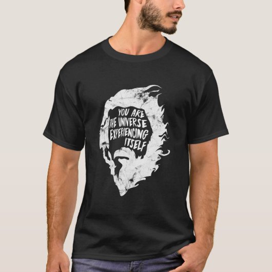 Alan Watts, jij bent het universum dat zichzelf er T-shirt (Voorkant)