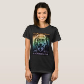 Alan Watts Quote Life is Not A Problem to be Solve T-shirt (Voorkant volledig)