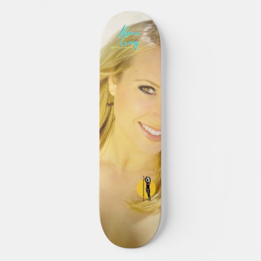 Alana Curry "Gezicht" Persoonlijk Skateboard (Voorkant)