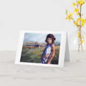 Alana & de Helm van de Vlucht van Grampa Kaart (Gele Bloem)