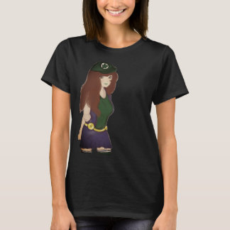 Alana Green Black T-shirt