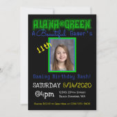 Alana Green Verjaardag Uitnodigingen (Voorkant)