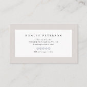 ALANA Tropical Beach Ocean Jelly Fish Waterverf Visitekaartje (Achterkant)