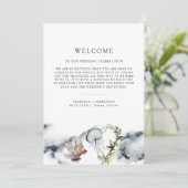 ALANA Tropical Beach Welkomsttijdlijn Kaart (Staand voorkant)