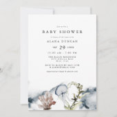 ALANA Tropical Ocean Coral Beach Baby shower Kaart (Voorkant)