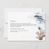 ALANA Tropical Ocean Coral Jelly Fish Beach Detail Kaart (Voorkant)