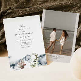 ALANA Tropical Ocean Coral Jelly Fish Beach Foto Kaart