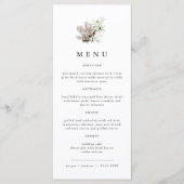 ALANA Tropical Ocean Coral Jelly Fish Beach Menu (Voorkant)