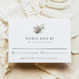 ALANA Tropical Ocean Coral Jelly Fish Beach RSVP Kaart