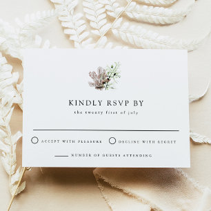 ALANA Tropical Ocean Coral Jelly Fish Beach RSVP Kaart