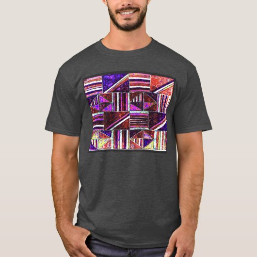 alanart abstract ontwerp t shirt (Voorkant)