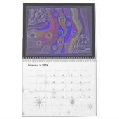 alanart abstracte kunst/ontwerpkalender kalender (Feb 2026)