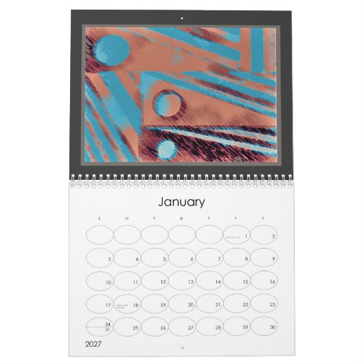 alanart abtract digital kalender 2013 (Jan 2027)