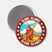 Åland-eilanden Magneet (Voorkant / Achterkant)