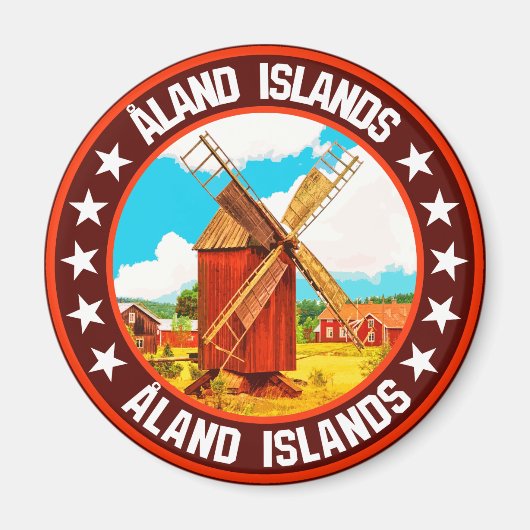 Åland-eilanden Magneet (Voorkant)