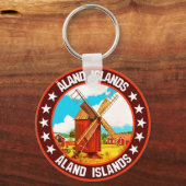 Åland-eilanden Sleutelhanger (Voorkant)