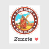 Åland-eilanden Sticker (Vel)