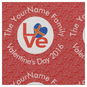 Åland Eilanden Vlag Hart Rode Liefde Stof (Close Up)