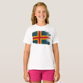 Aland Flag T-shirt (Voorkant volledig)