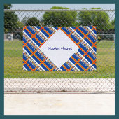 Åland Islands Aalander Flag Tiled Personalized Spandoek