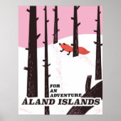 Åland Islands, Finland reisposter Poster (Voorkant)