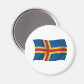 Åland Vlag Magneet (Voorkant / Achterkant)