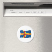 Åland Vlag Magneet (Insitu (Vaatwasser))