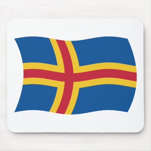 Åland Vlag Muismat (Voorkant)