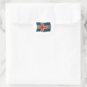 Åland Vlagsticker Ronde Sticker (Tas)