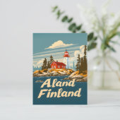 Ålandeilanden Finland Briefkaart (Staand voorkant)