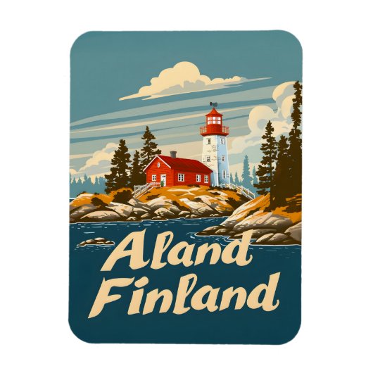 Ålandeilanden Finland Magneet (Verticaal)