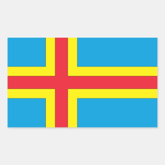 Alandeilanden Rechthoekige Sticker (Voorkant)