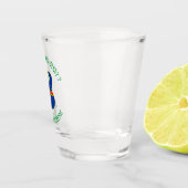 Ålander Engel Kerstvlag Persoonlijk Shot Glas (Rechts)