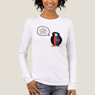 Ålander Vlag Wilde Dieren Pinguïn Persoonlijke Cad Tri-Blend Shirt
