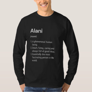 Alani Naam Definitie Grappig Woordenboek T-shirt
